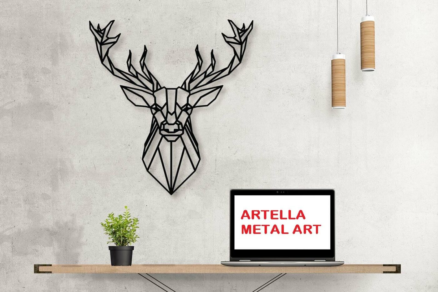 Geometric deer - Image 2